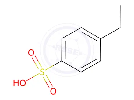 Chemical structure of 4-Ethylbenzenesulfonic acid