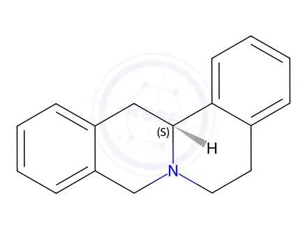 Chemical structure of berbine