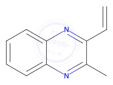 Chemical structure of Quinoxaline, 2-ethenyl-3-methyl-