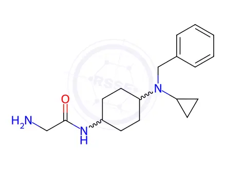 Chemical structure of 2-Amino-N-(4-(benzyl(cyclopropyl)amino)cyclohexyl)acetamide