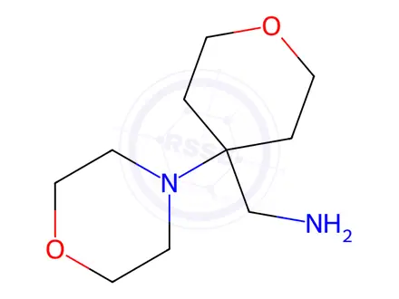 Chemical structure of (4-Morpholinotetrahydro-2H-pyran-4-yl)methanamine