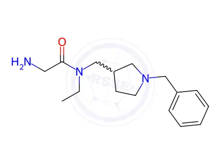 Chemical structure of 2-Amino-N-((1-benzylpyrrolidin-3-yl)methyl)-N-ethylacetamide