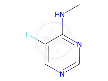 Chemical structure of 5-fluoro-N-methylpyrimidin-4-amine