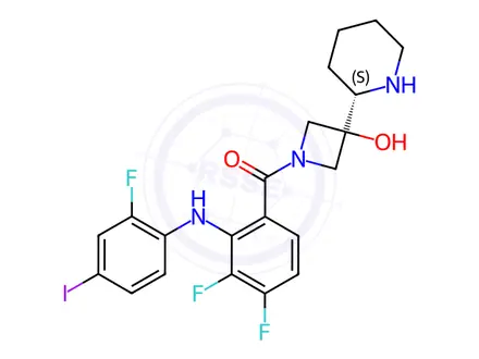 Chemical structure of Cobimetinib