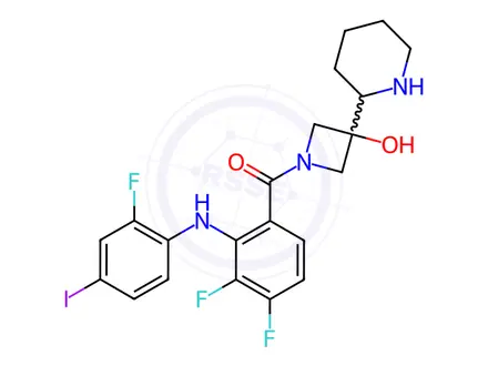 Chemical structure of Cobimetinib Racemic Mixture