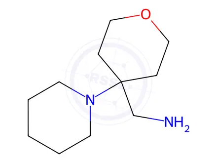 Chemical structure of (4-(Piperidin-1-yl)tetrahydro-2H-pyran-4-yl)methanamine