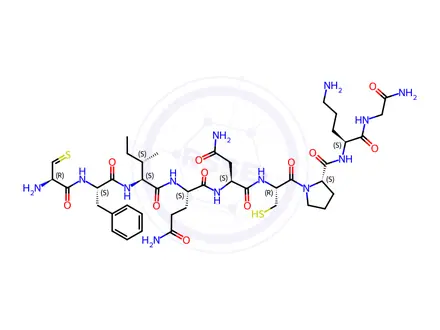 Chemical structure of (Phe2,Orn8)-Oxytocin