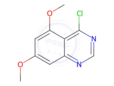 Chemical structure of 4-Chloro-5,7-dimethoxyquinazoline