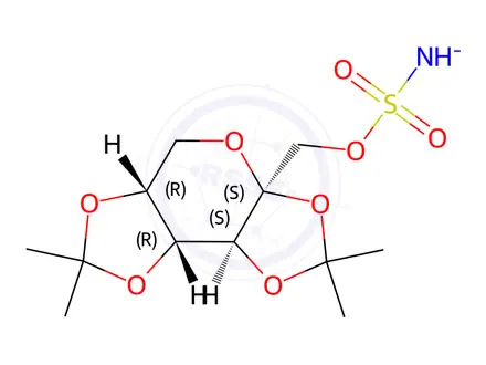 Chemical structure of Topiramate Lithium
