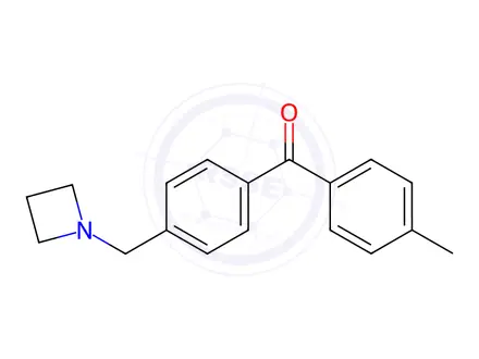 Chemical structure of (4-(Azetidin-1-ylmethyl)phenyl)(p-tolyl)methanone