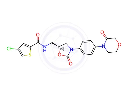 Chemical structure of Rivaroxaban Impurity 100