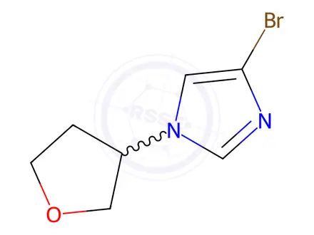 Chemical structure of 4-Bromo-1-(oxolan-3-yl)-1h-imidazole