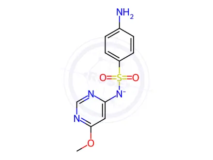 Chemical structure of Sulfamonomethoxine sodium