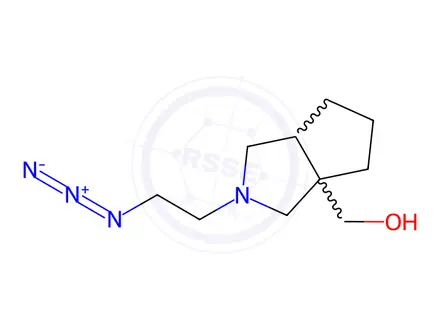 Chemical structure of (2-(2-azidoethyl)hexahydrocyclopenta[c]pyrrol-3a(1H)-yl)methanol