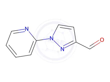 Chemical structure of 1-(Pyridin-2-yl)-1H-pyrazole-3-carbaldehyde