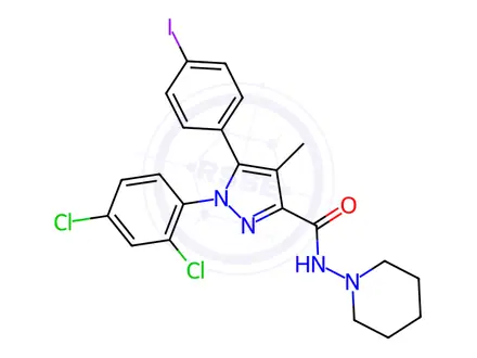 Chemical structure of AM 251