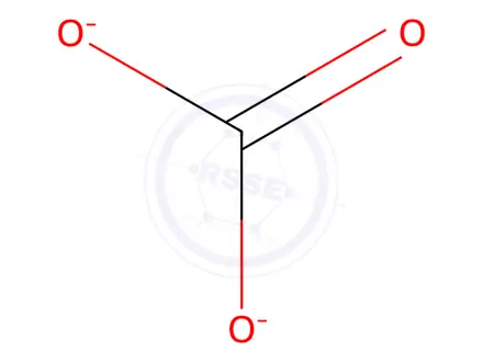 Chemical structure of Ammonium carbonate