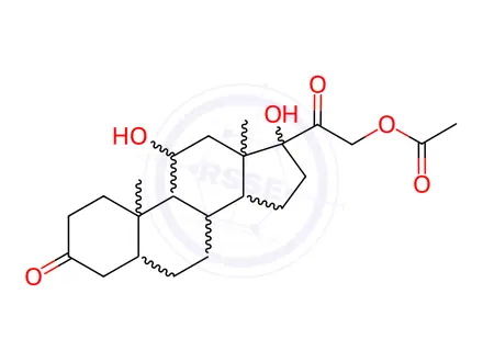 Chemical structure of Hydrocortisone Impurity 1