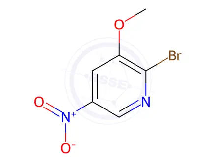 Chemical structure of 2-Bromo-3-methoxy-5-nitropyridine