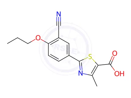 Chemical structure of Febuxostat Impurity 17