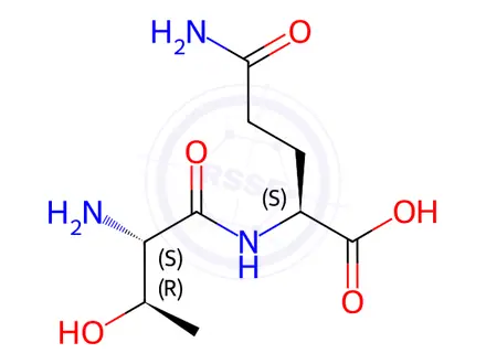 Chemical structure of H-Thr-Gln-OH
