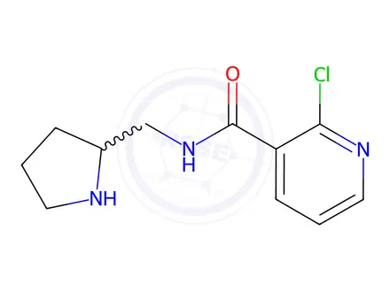 Chemical structure of 2-Chloro-N-pyrrolidin-2-ylMethyl-nicotinaMide hydrochloride