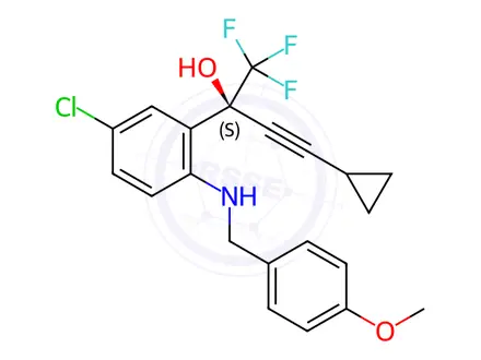 Chemical structure of Efavirenz Impurity 14