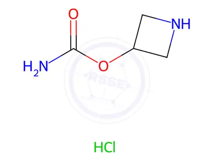 Chemical structure of Azetidin-3-yl carbamate hydrochloride