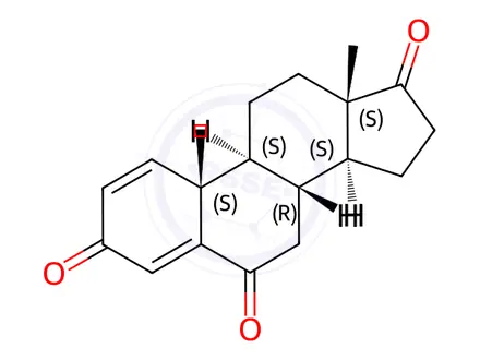 Chemical structure of Exemestane EP Impurity F