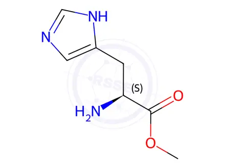 Chemical structure of H-His-OMe · 2 HCl