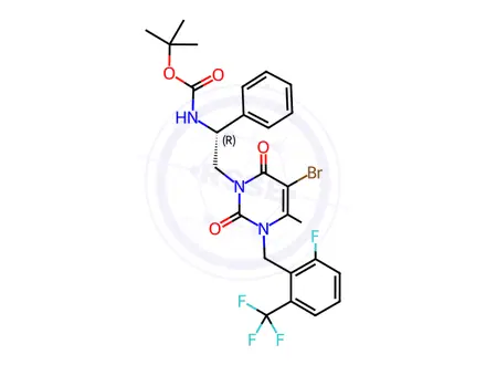 Chemical structure of Elagolix Impurity 28