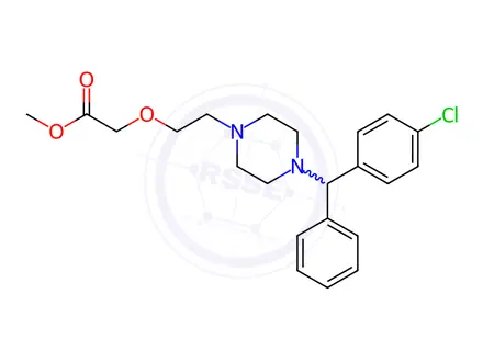 Chemical structure of Cetirizine Methyl Ester Dihydrochloride