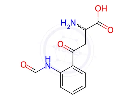 Chemical structure of N'-Formylkynurenine