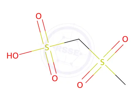 Chemical structure of MEthanesulfonic acid, 1-(methylsulfonyl)