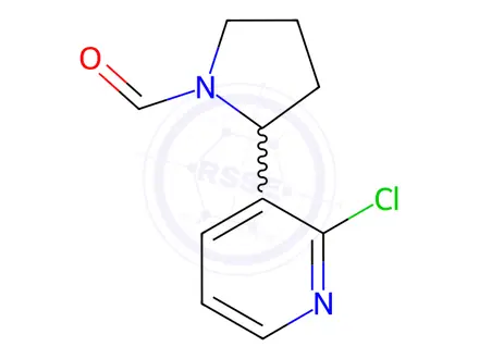 Chemical structure of 2-(2-Chloropyridin-3-yl)pyrrolidine-1-carbaldehyde