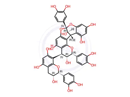 Chemical structure of Cinnamtannin B-1