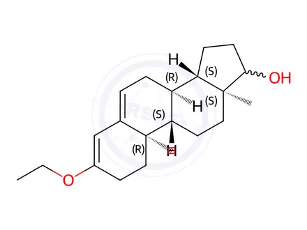 Chemical structure of Abiraterone Acetate Impurity 83