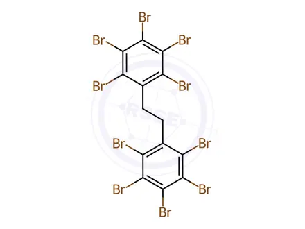 Chemical structure of Decabromodiphenylethane