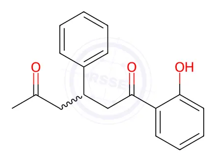 Chemical structure of Warfarin Sodium Impurity 29