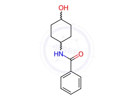 Chemical structure of Benzamide,n-(trans-4-hydroxycyclohexyl)-