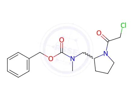 Chemical structure of Benzyl ((1-(2-chloroacetyl)pyrrolidin-2-yl)methyl)(methyl)carbamate