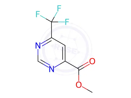 Chemical structure of Methyl 6-(Trifluoromethyl)pyrimidine-4-carboxylate