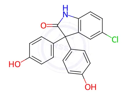 Chemical structure of 4-Chloro-oxyphenisatine