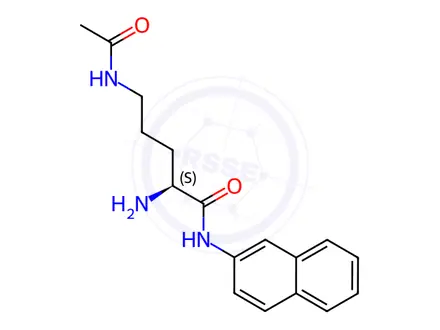 Chemical structure of L-Citrulline beta-naphthylamide hydrobromide