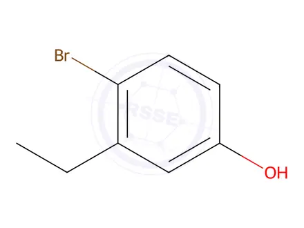 Chemical structure of 4-bromo-3-ethylphenol
