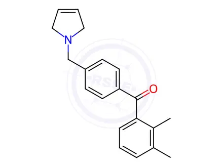Chemical structure of (4-((2,5-Dihydro-1H-pyrrol-1-yl)methyl)phenyl)(2,3-dimethylphenyl)methanone