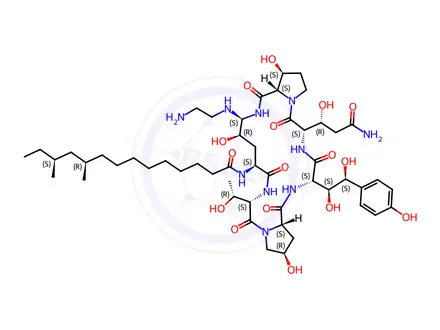 Chemical structure of Caspofungin Impurity 15