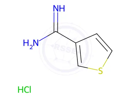 Chemical structure of Thiophene-3-carboxamidine hydrochloride