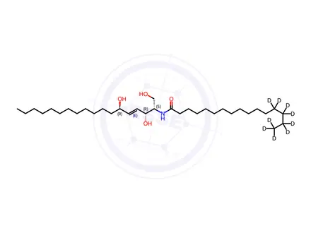 Chemical structure of CER8(d9)