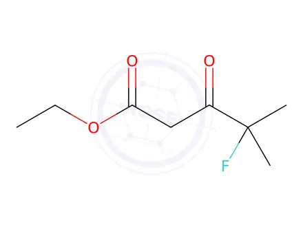 Chemical structure of Pentanoic acid, 4-fluoro-4-methyl-3-oxo-, ethyl ester